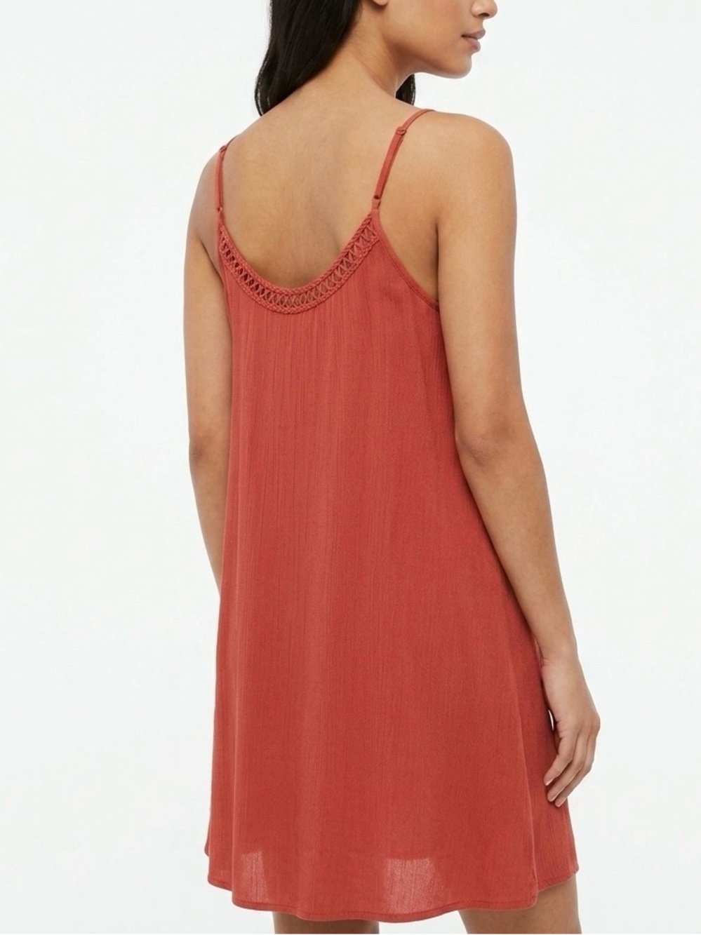 Mossimo Rust Spaghetti Strap Dress - Size Medium